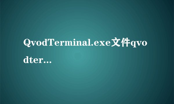 QvodTerminal.exe文件qvodterminal.exe简述