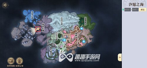 天谕手游汐愿之海景点位置介绍 汐愿之海拍照坐标全收集