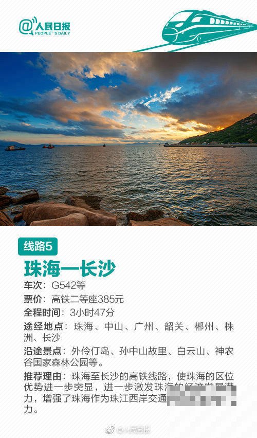 高铁五日游有哪些地方好玩一点