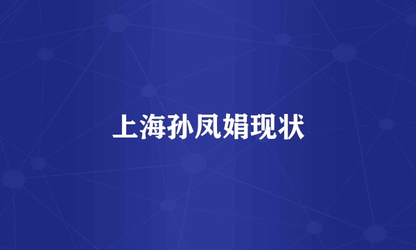 上海孙凤娟现状