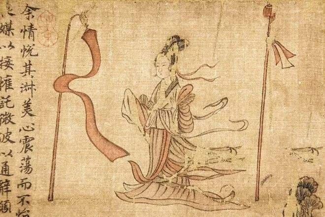 “仿佛兮若轻云之蔽月，飘飖兮若流风之回雪”的意思是什么？