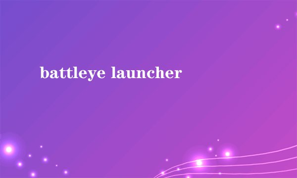 battleye launcher