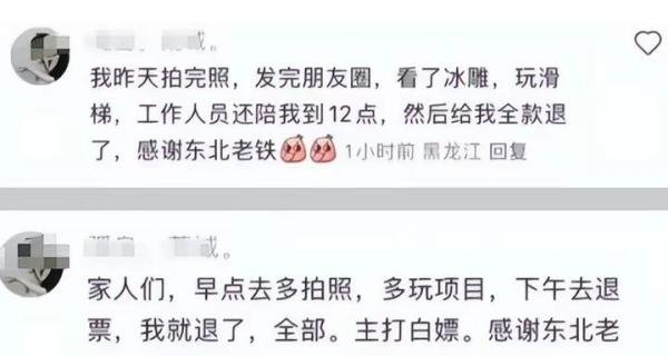 哈尔滨退票事件发酵，有人分享白嫖经验，网友辣评：黑心土豆