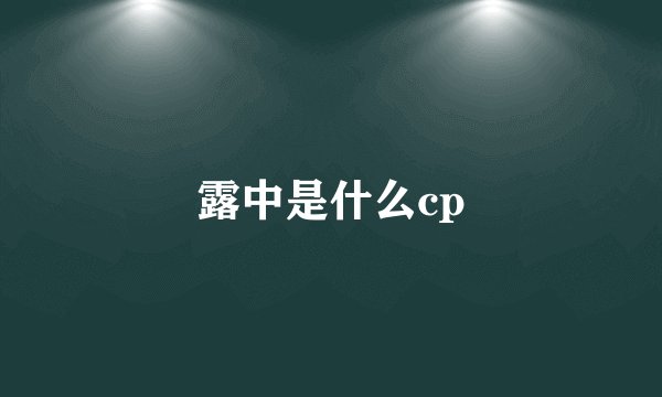 露中是什么cp