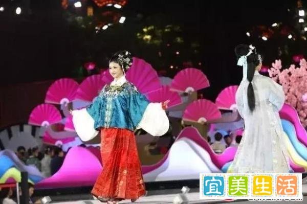 大唐不夜 丽人犹行 中国华服日华服秀典夜醉曲江