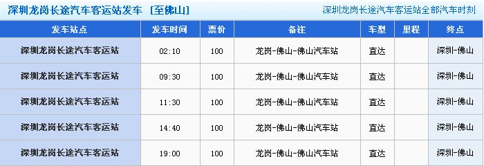 从深圳横岗坐什么车到佛山新天地广场