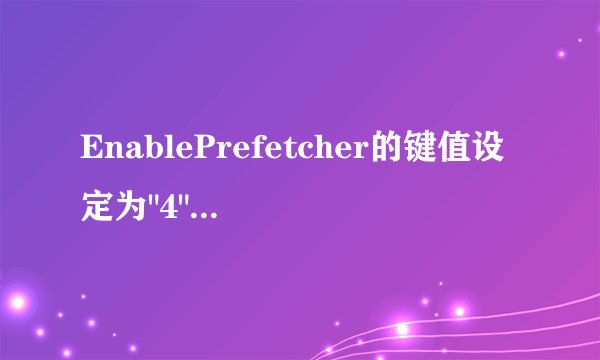 EnablePrefetcher的键值设定为