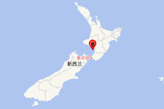 新西兰位置图世界地图