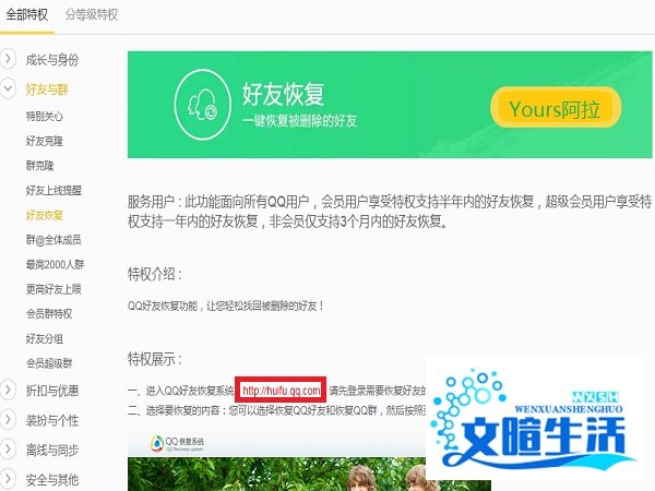 qq会员怎么恢复好友