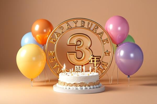 3周年英文