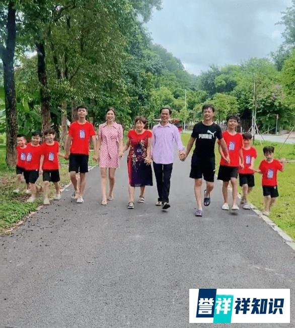 女子连生7个儿子老公吐槽