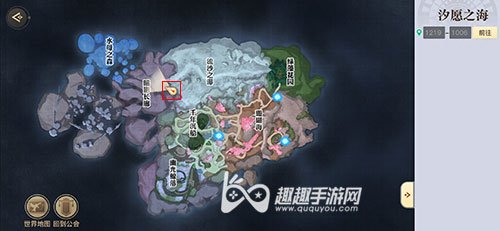 天谕手游汐愿之海景点位置介绍 汐愿之海拍照坐标全收集