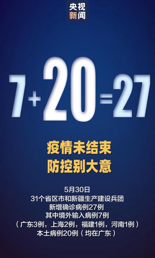 31省份新增本土确诊20例 均在广东 这是咋情况？
