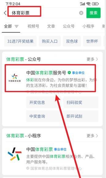 微信上怎么买世界杯体彩