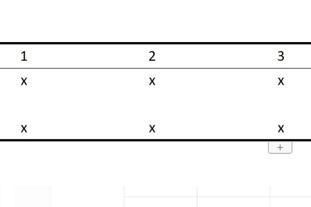 怎样用word制作三线图？
