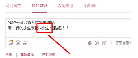 QQ空间发表心情的那些表情是怎么弄出来的？
