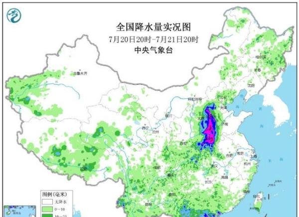 数据可视化看河南暴雨有多大!