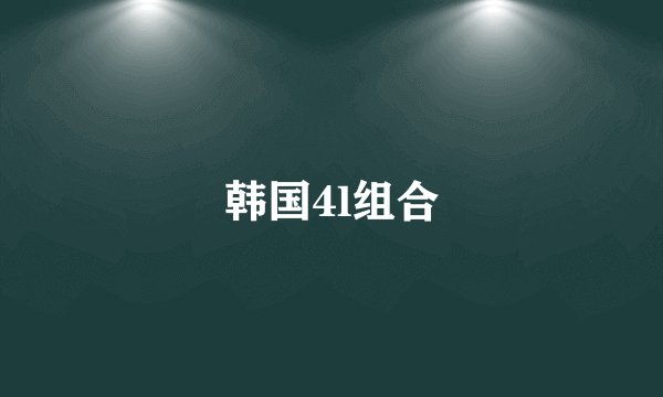 韩国4l组合