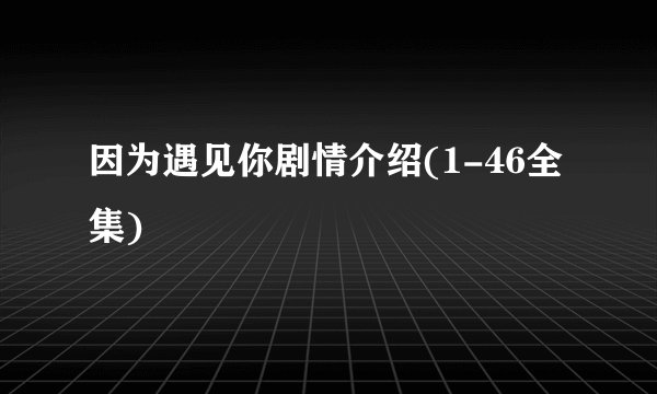 因为遇见你剧情介绍(1-46全集)