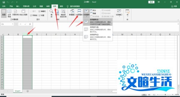 excel2007怎么冻结窗口
