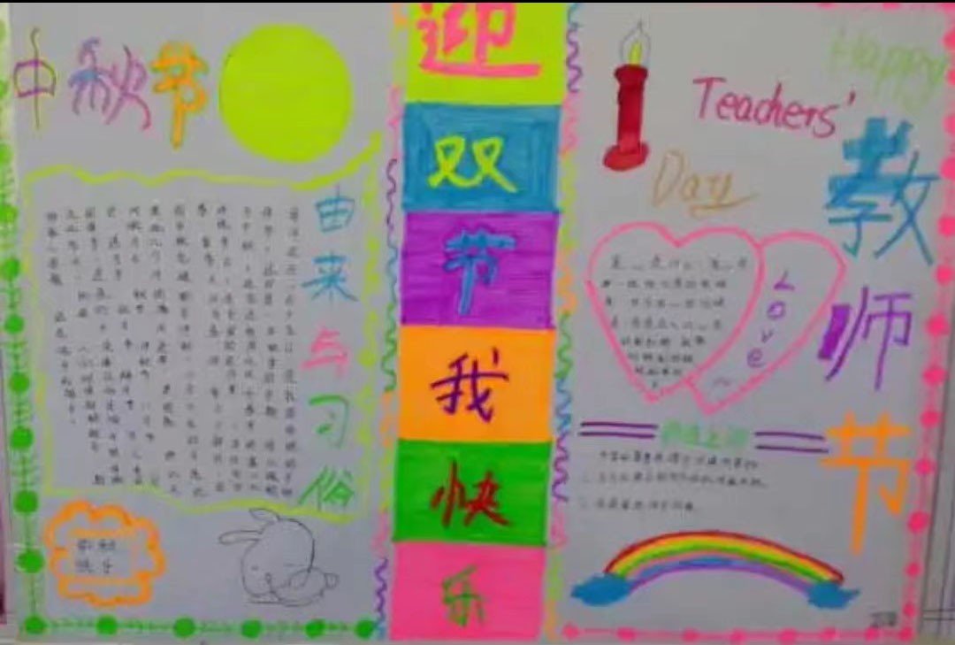 教师节英语手抄报内容精选清晰