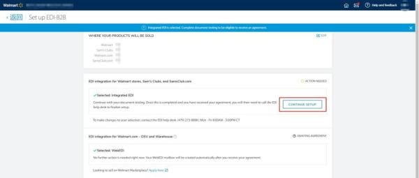 如何在Retail Link网站上与Walmart进行EDI连接测试？