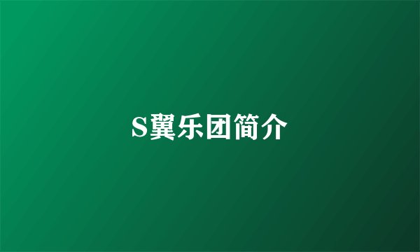 S翼乐团简介