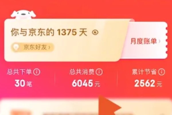 京东总消费账单怎么看不到了？