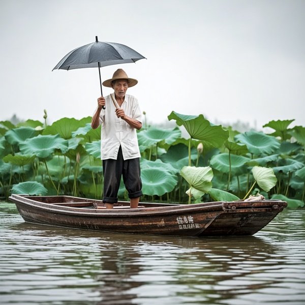 老人船上弄雨荷12集跚钢的剧情简介