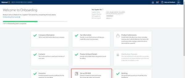 如何在Retail Link网站上与Walmart进行EDI连接测试？