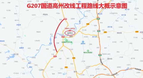 207国道全程线路图