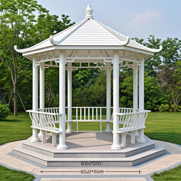 六角凉亭设计图纸及尺寸